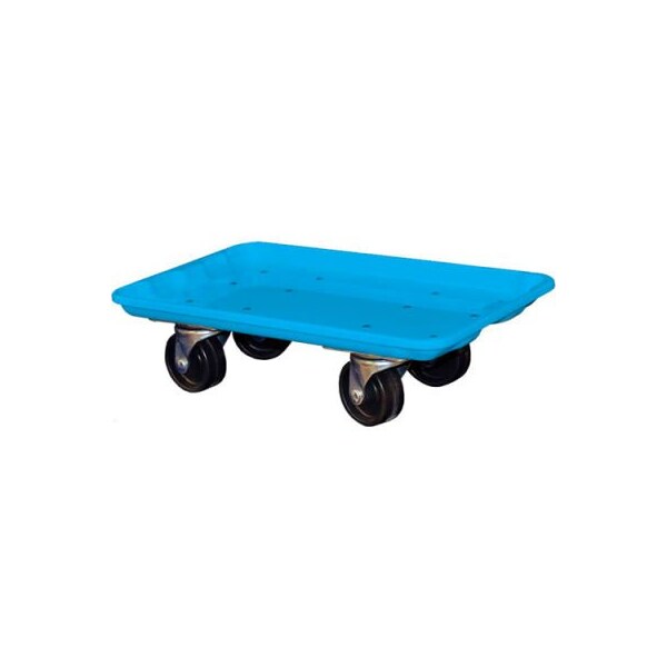 Mfg Tray Molded Fiberglass Toteline Dolly 780238 for 17-7/8" x10"-5/8" x 5" Tote, Blue 7802385268 - main